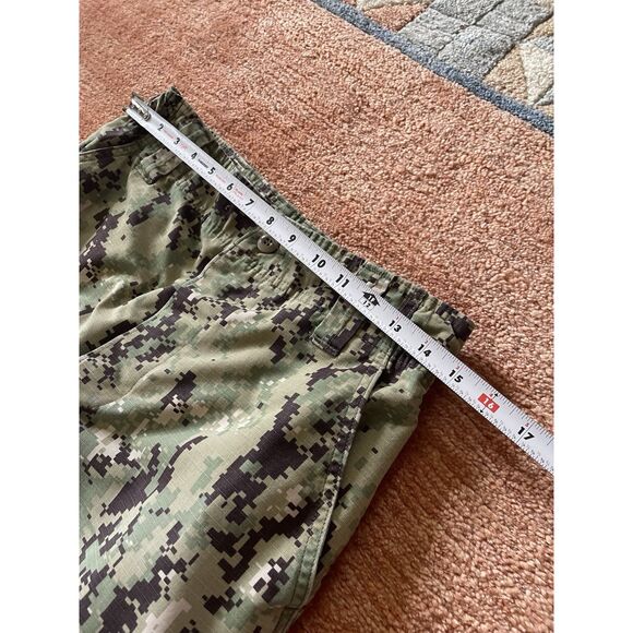 US Navy NWU Type III Camo Pants Military Cargo Ripstop Small Short - Picture 2 of 10